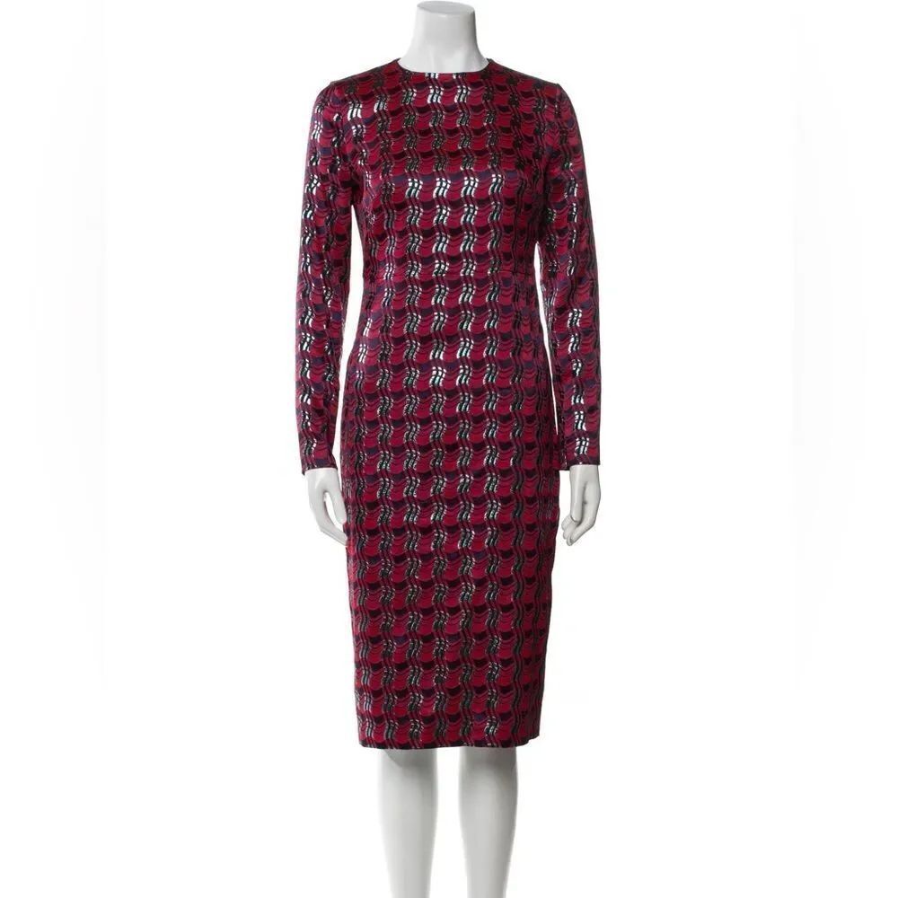DIANE VON FURSTENBERG JACQUARD DRESS